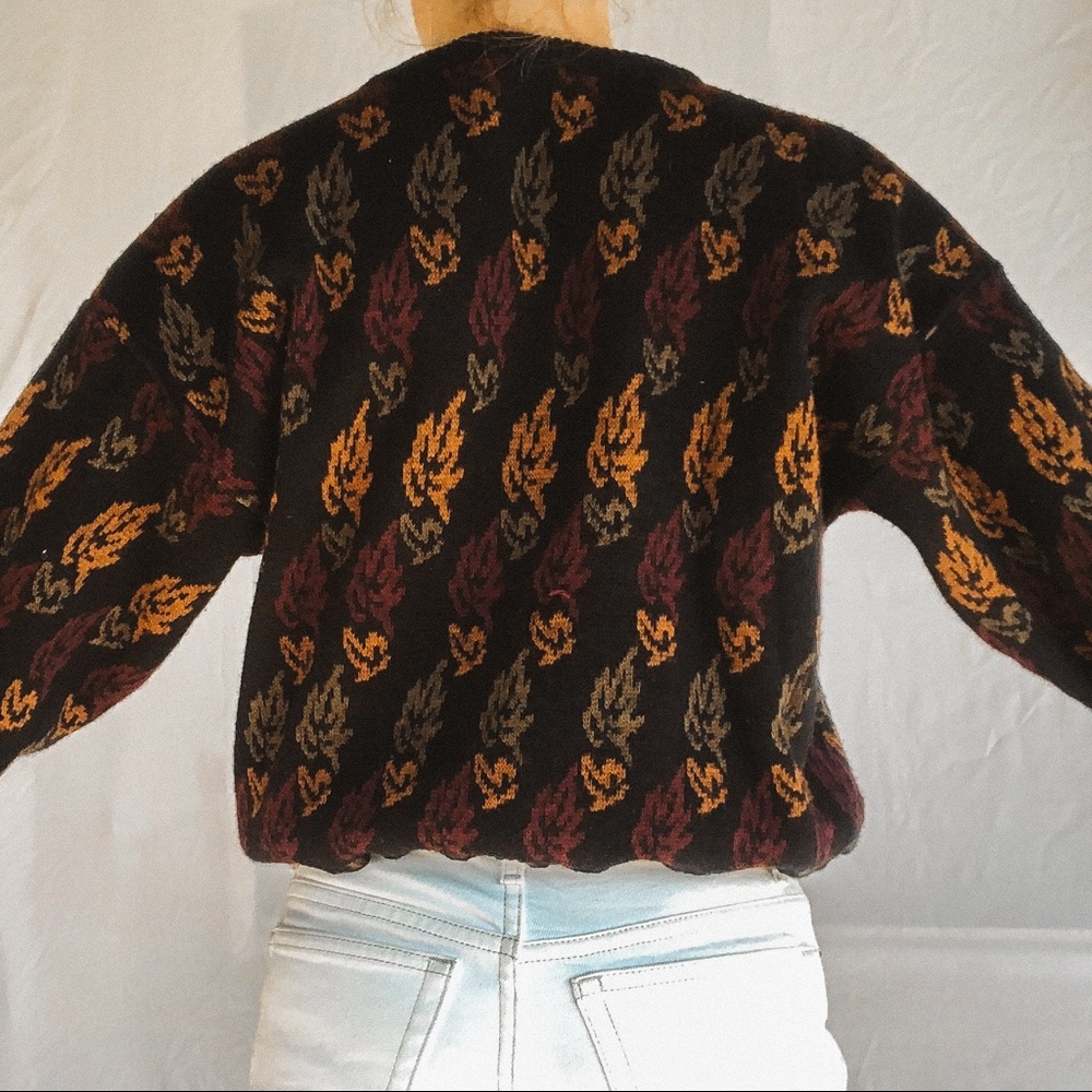 Perfect Fall Vintage Wool Blend Sweater - medium - Picture 4 of 9